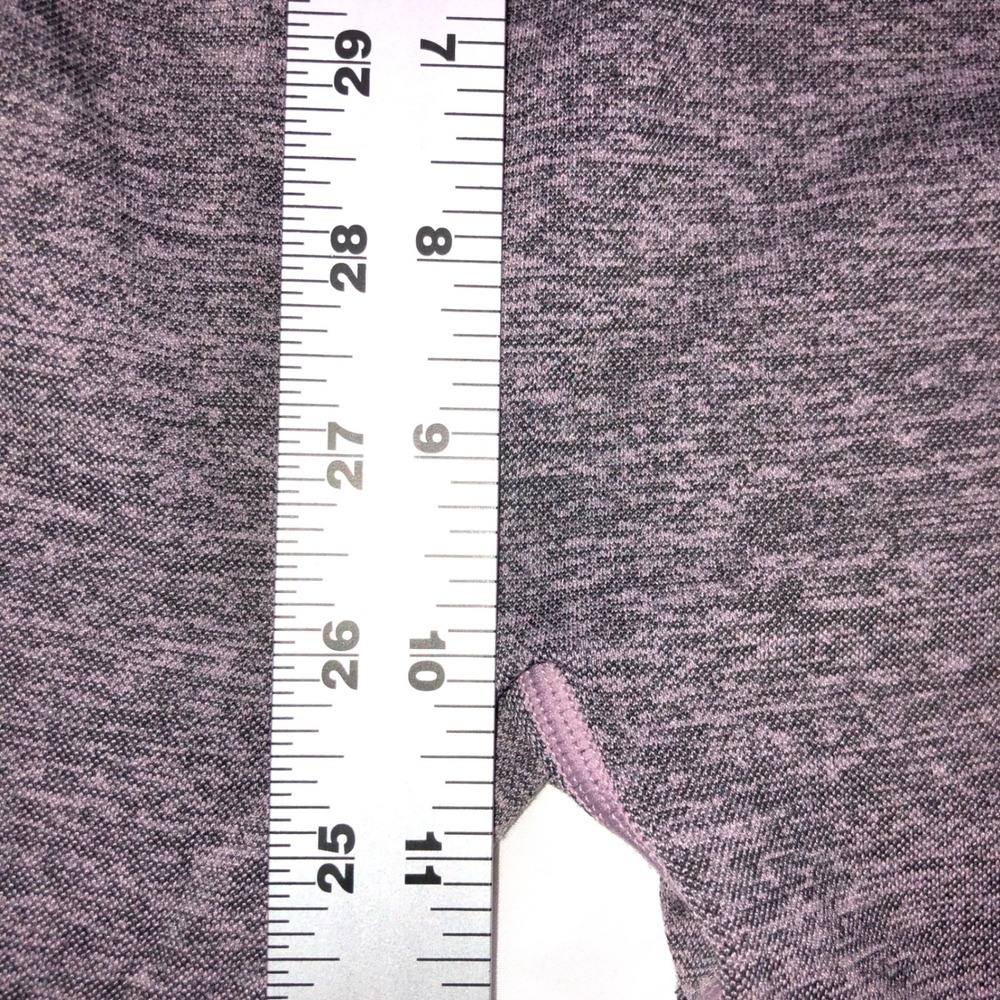 Pink Victoria's Secret Seamless Leggings Purple Grey High Waist Athletic Large - Picture 10 of 14